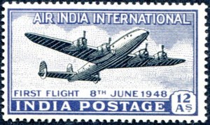 lockheed constellation stamp