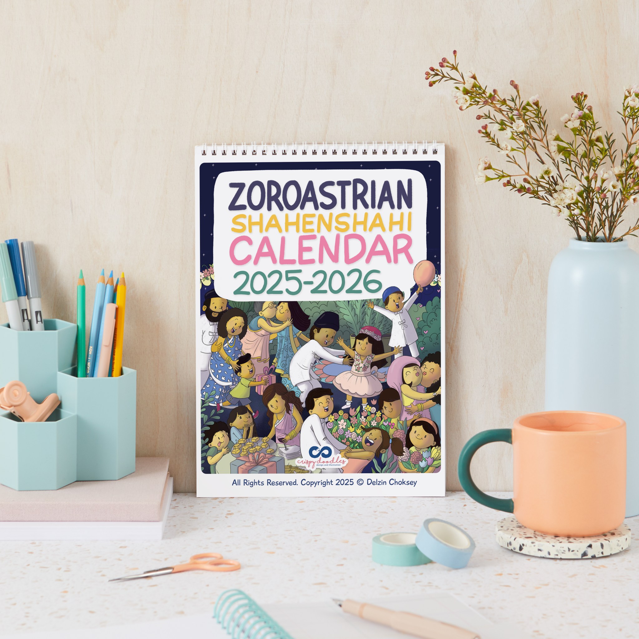 THE ZOROASTRIAN SHAHENSHAHI (PARSI) CALENDAR 2025-2026 - Zoroastrians.net